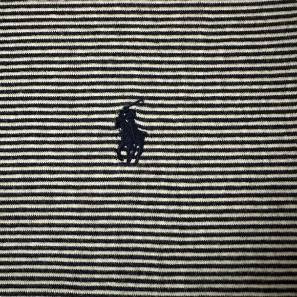 Ralph Lauren ~ blue and white striped top ~ size Large - Picture 3 of 9